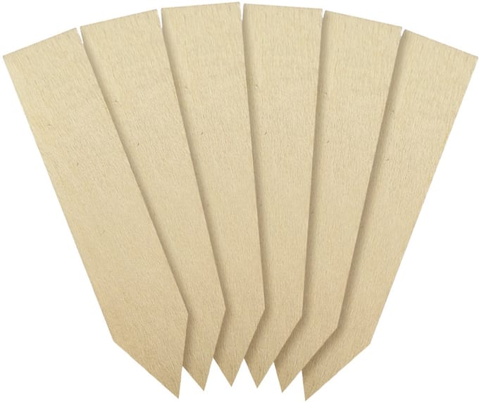 CombiCraft Houten steeketiketten 20x100x2mm - per 100 stuks