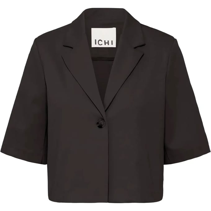 Ichi IHKATE SUS CROPPED BL Dames Blazer/colbert - Black
