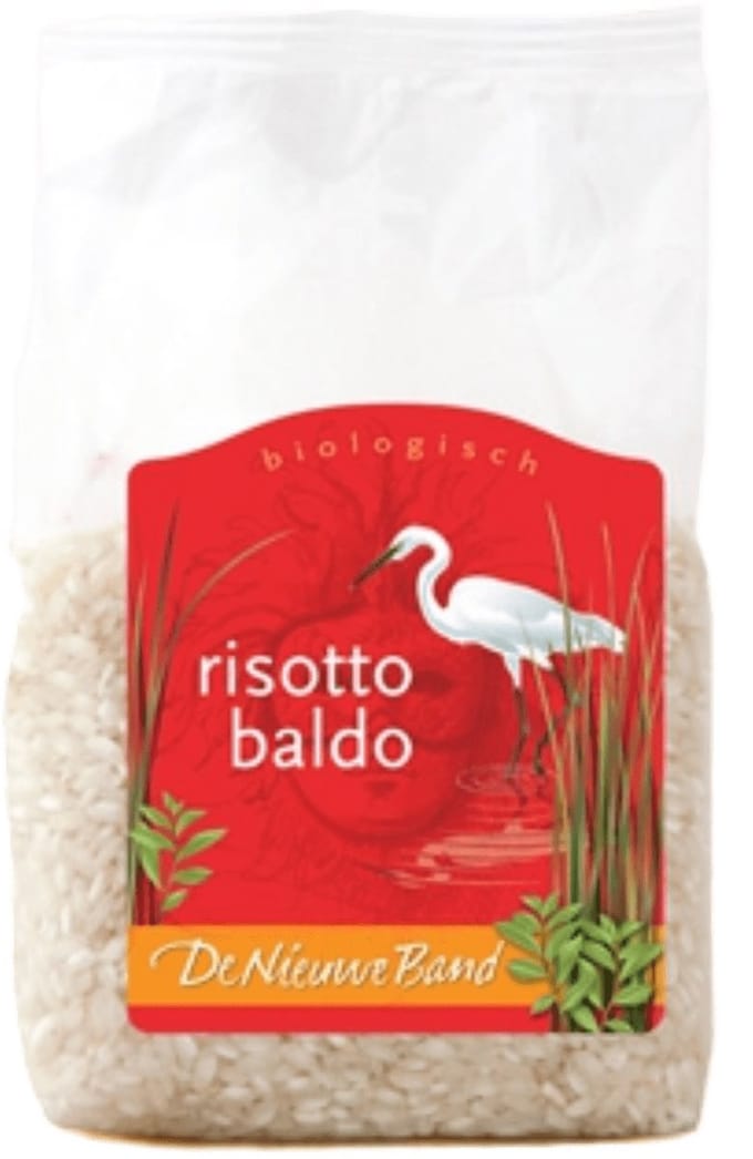 De Nieuwe Band - Biologische Witte Risottorijst Baldo - 500 g