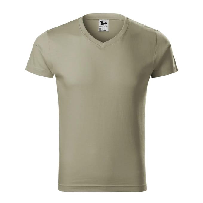 T-shirt met V-hals Malfini Slim 146