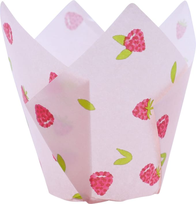PME Muffinvormpjes Tulp Framboos Pk/24