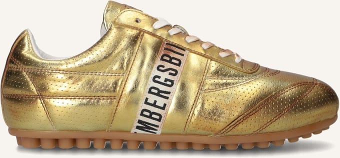 BIKKEMBERGS 30606 Sneakers - Leer - Dames - Goudkleurig - Maat 40