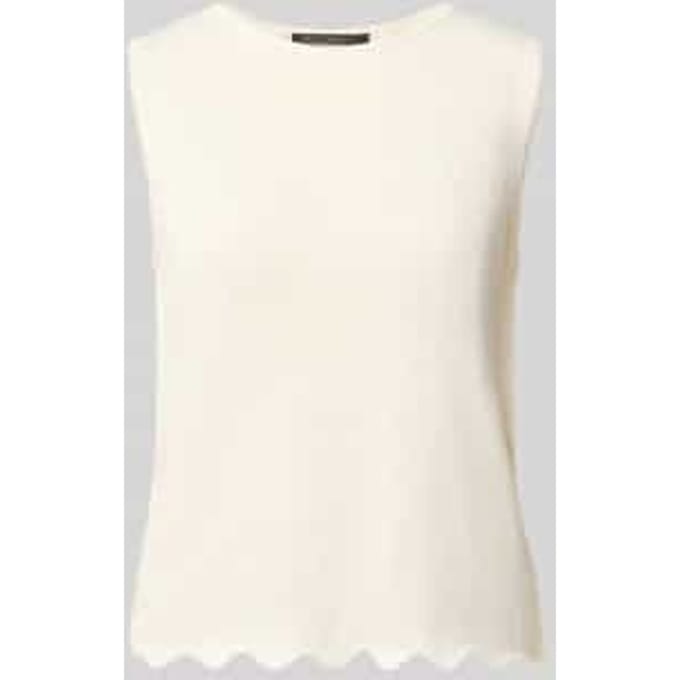 Relaxed fit top in brei-look
