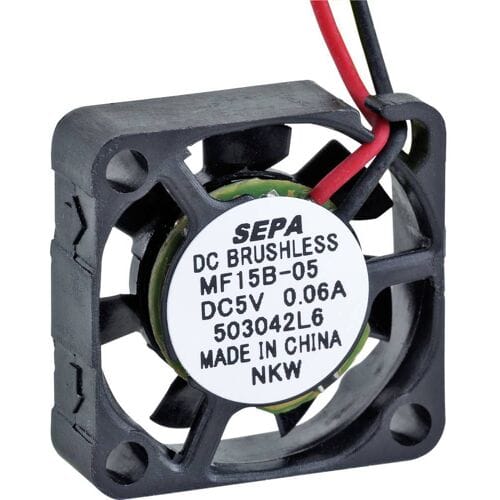 SEPA MF15B05 Axiaalventilator 5 V/DC 0.7 m³/h (l x b x h) 15 x 15 x 4.5 mm