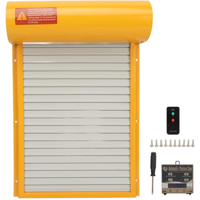 Automatische Kiprendeur Opendeur Op Batterijen Timer Lichtsensor Afstandsbediening LED Display
