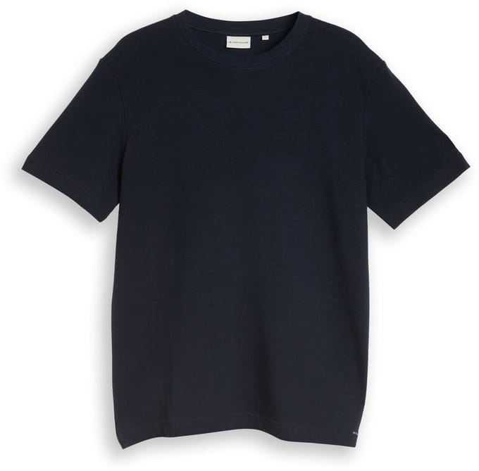 Tom Tailor - Katoenen T-shirt - Maat L - sky captain blue ottoman