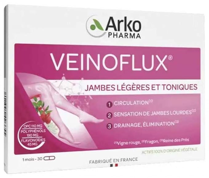 Arkopharma Veinoflux Licht en Tonisch Benen 30 Capsules