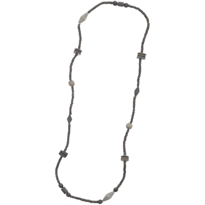Behave – Ketting – Handgemaakt effect – Bohemian – Grijsbruin