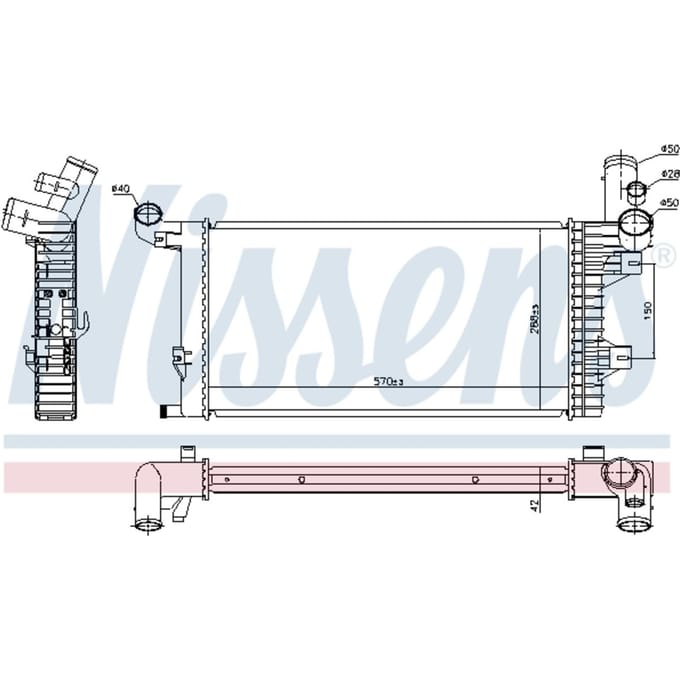 Radiator NISSENS 67172