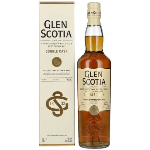 Glen Scotia DOUBLE CASK PX Sherry Casks Single Malt Scotch Whisky 46% Vol. 0,7l in geschenkverpakking