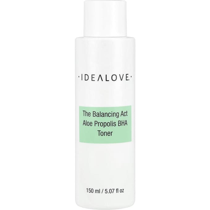 Idealove, The Balancing Act, Aloe Propolis BHA Toner, 150ml (5.07fl oz) white