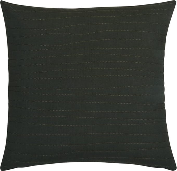 Uneven Stitching Lt. Khaki Kussen -45 X 45