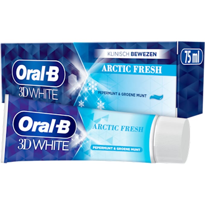 Oral-B - 3D White Arctic Fresh - Tandpasta - Whitening - Frisse Adem - 75 ml