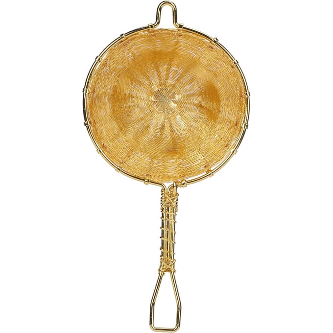 Thee-infuser Zeef Puur Koper Herbruikbaar Losse Blad Theepot Filter voor Thuis Kantoor beige