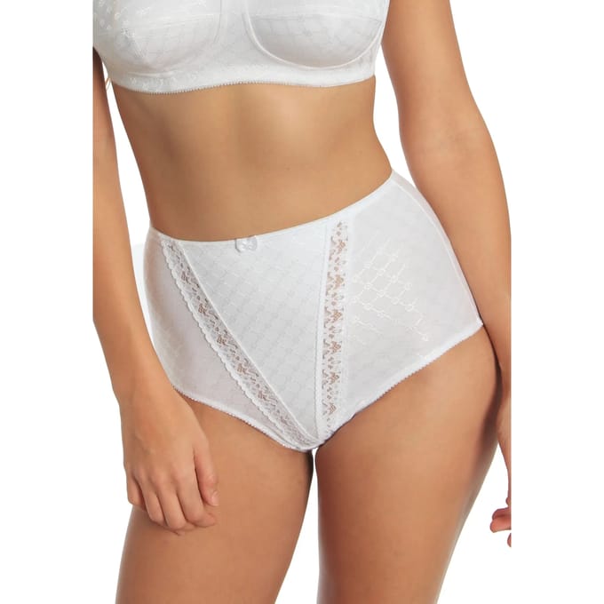Katoenen damesslip Sassa Miederslip Jacquard