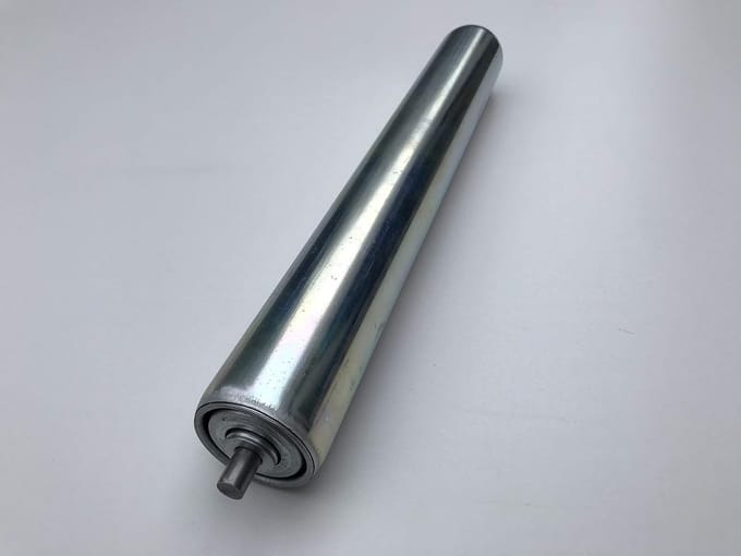 Draagrollen Staal - Rollenbaan Onderdelen - Verplaatsen Goederen - Met Veeras - 40mm Diameter
