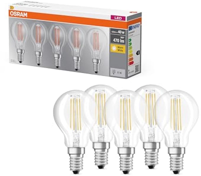 E14 LED Lamp Warm Wit 2700K 4W Dimbaar Helder