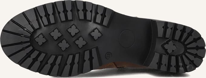 AYANA 853 Enkellaarsjes - Enkelboots met rits - Dames - Bruin - Maat 39