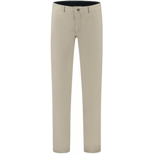 Com4 Broek Fine Pattern Modern Chino Collection Beige / male
