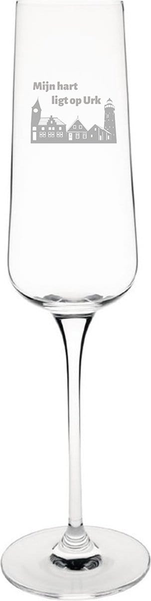 Gegraveerde Champagneglas 27cl Urk