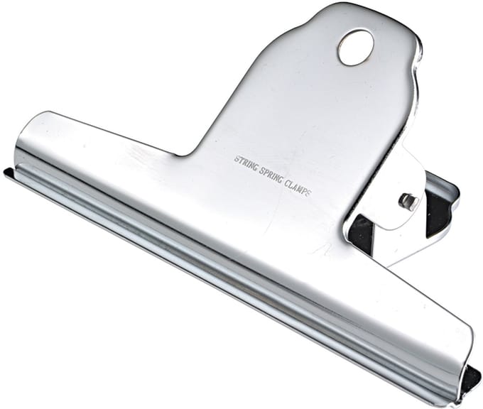 Metalen briefklemmer 'veerclip', breedte 144 mm