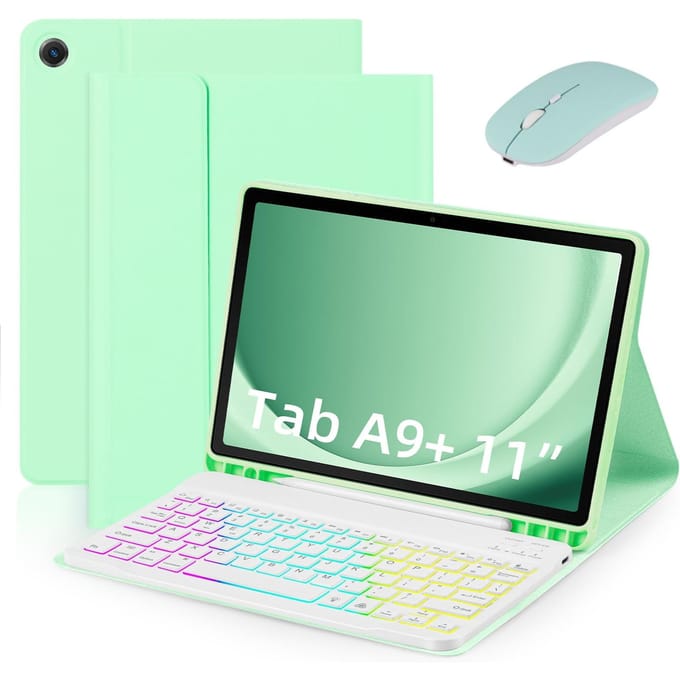 Voor Samsung Galaxy A9 Plus 5G toetsenbord tablethoes Verander uw tablet in een laptop met