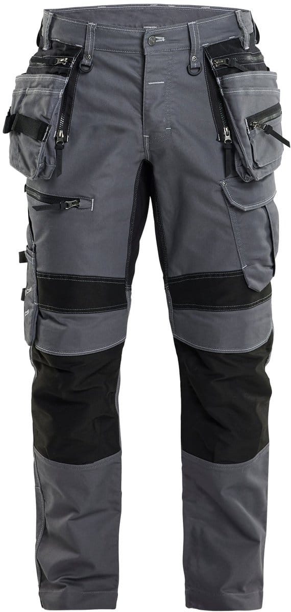 Blaklader Werkbroek denim stretch X1900 1990-1141 - Medium Grijs/Zwart - D84