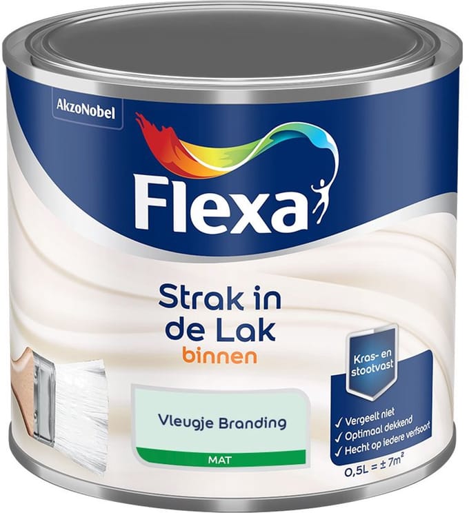 Flexa - Strak In De Lak Binnenlak Mat - Vleugje Branding - Mengverf - 500 Ml