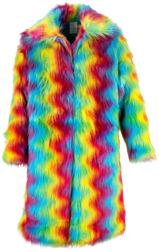 Lange Carnavalsjas Colorwave Dames - Maat XS-S