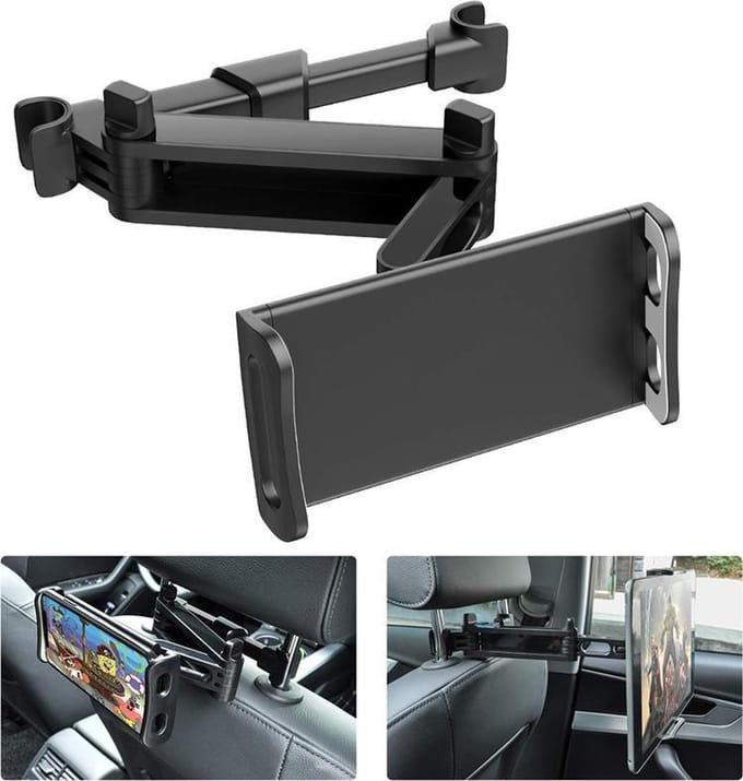 Tablet houder hoofdsteun auto - Universeel - Telefoonhouder - Tablethouder