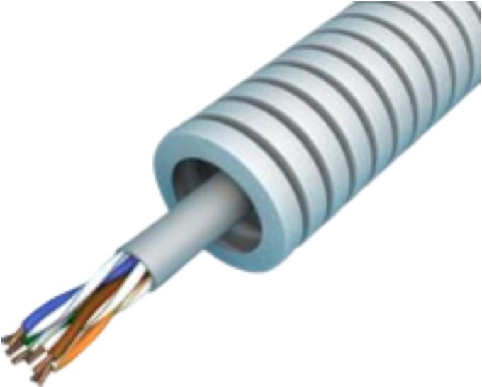 Snelflex flexible buis data U/UTP CAT5e kabel - 16mm per rol 100 meter (SFUTP5E)