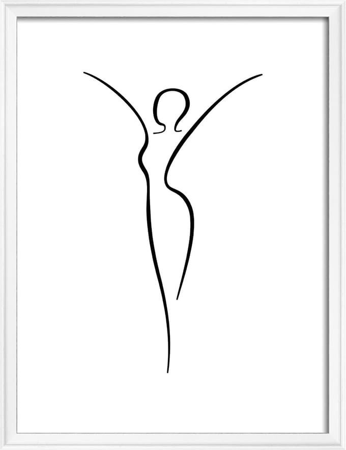 Walther Silhouette - Houten lijst - Fotoformaat 30x40 cm - Wit