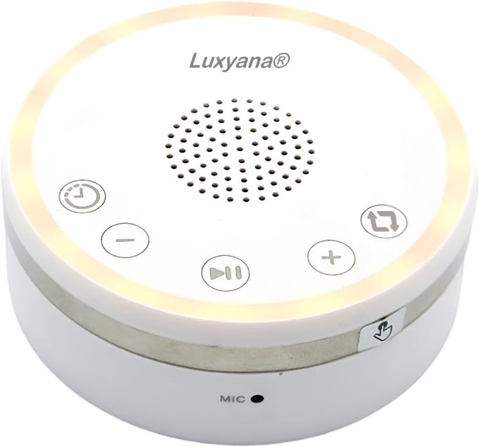Luxyana® WNM72 Pro White Noise Machine Baby - Premium Witte Ruis Machine