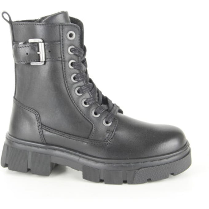 Bullboxer Aox501e6l blackb meisjes veterboots