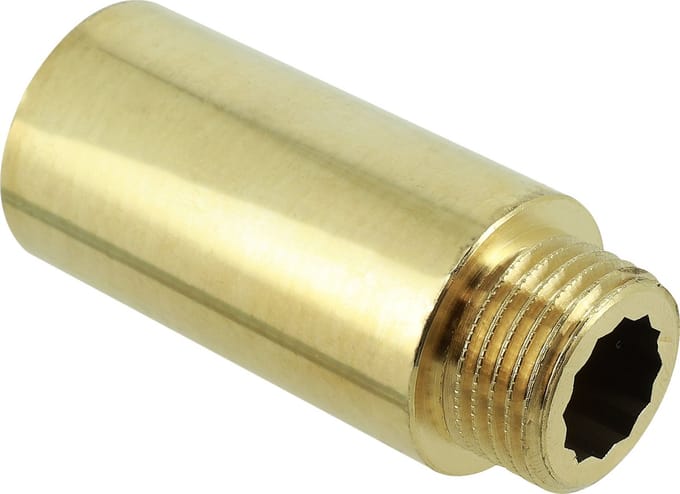 Bonfix Kraanverlengstuk - messing - 1/2 x 100 - binnendraad x lengte (mm)