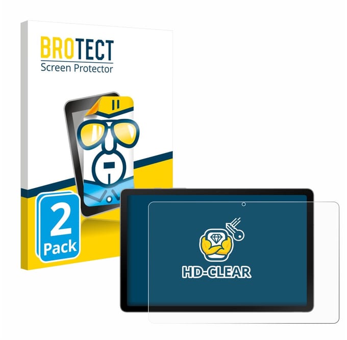 BROTECT - Screenprotector voor Samsung Galaxy Tab S10 Lite - Folie Beschermfolie transparant 2 Stuks