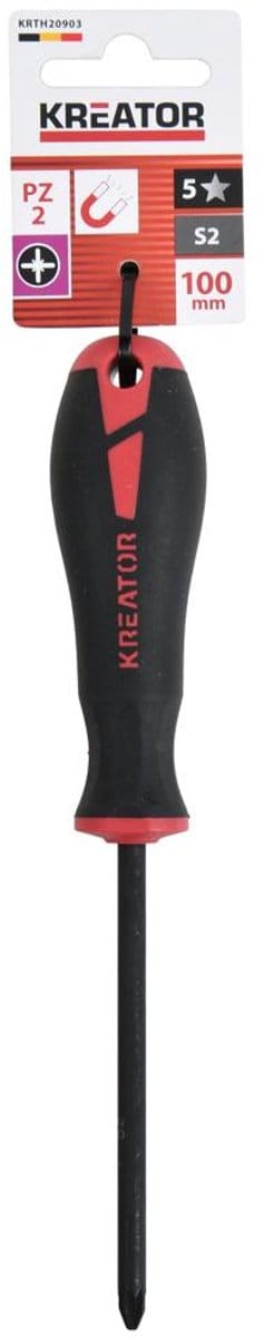 Kreator SCHROEVENDRAAIER POZIDRIV 100MM, PZ2 - HOGE KWALIT