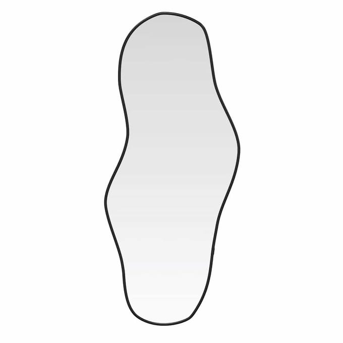 vidaXL - Wandspiegel - 90x40 - cm - zwart