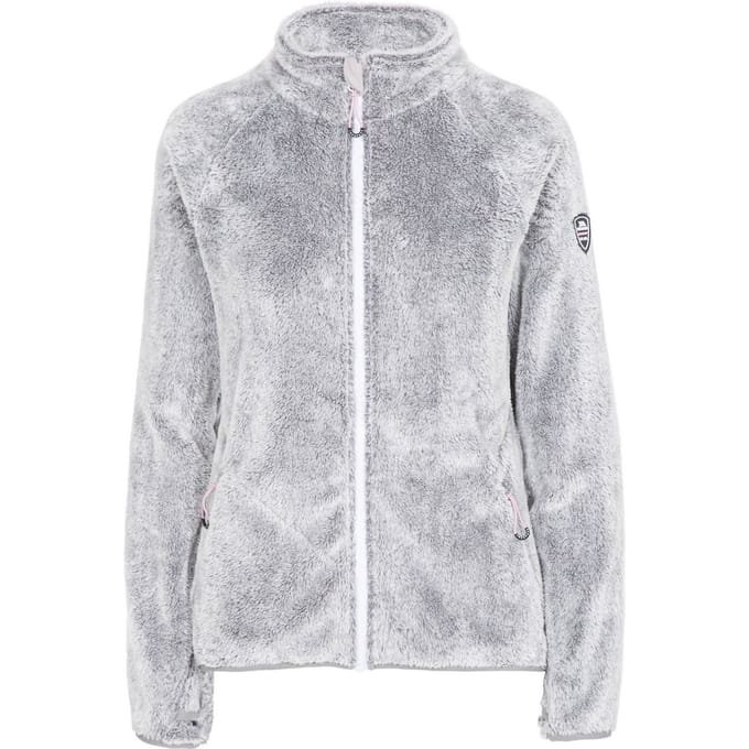 Trespass Dames/dames TELLTALE Winter Fleece Jas (Zilvergrijs)