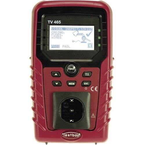 Testboy TV465 Apparaattester VDE-norm 0701-0702