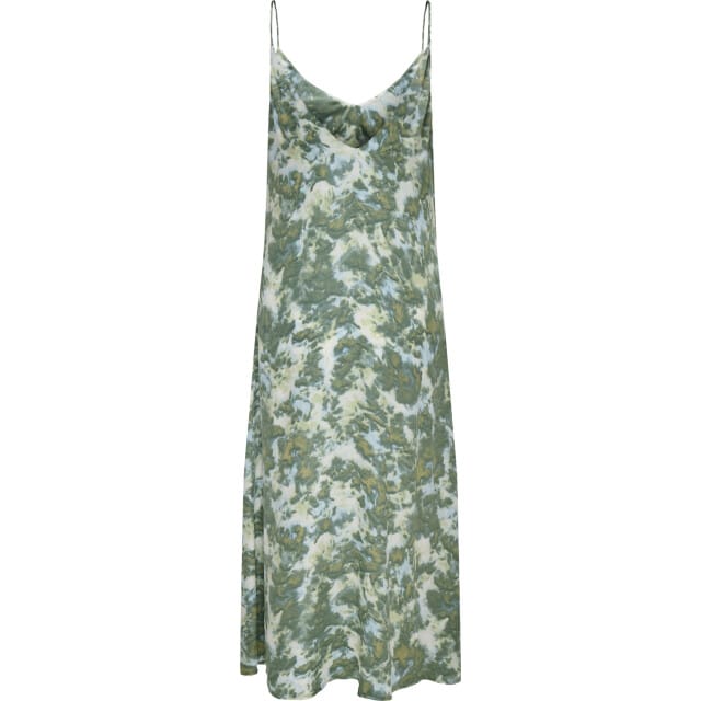 Only Onlannlouise strap long dress wvn balsam green/tie