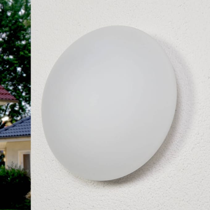 Searchlight Glazen buitenwandlamp Tokyo 28 cm IP44