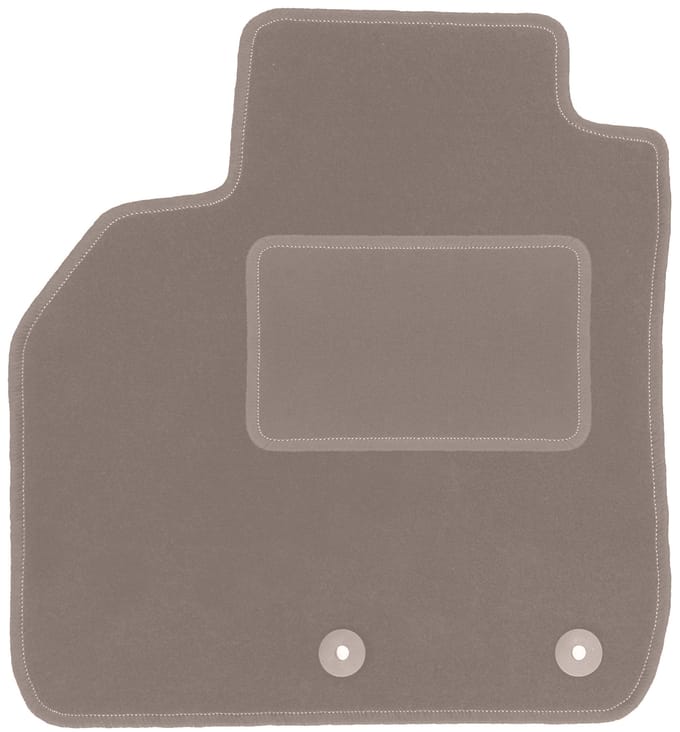 Beige bestuurdersmat voor: Renault Scenic II minivan (2003-2009)