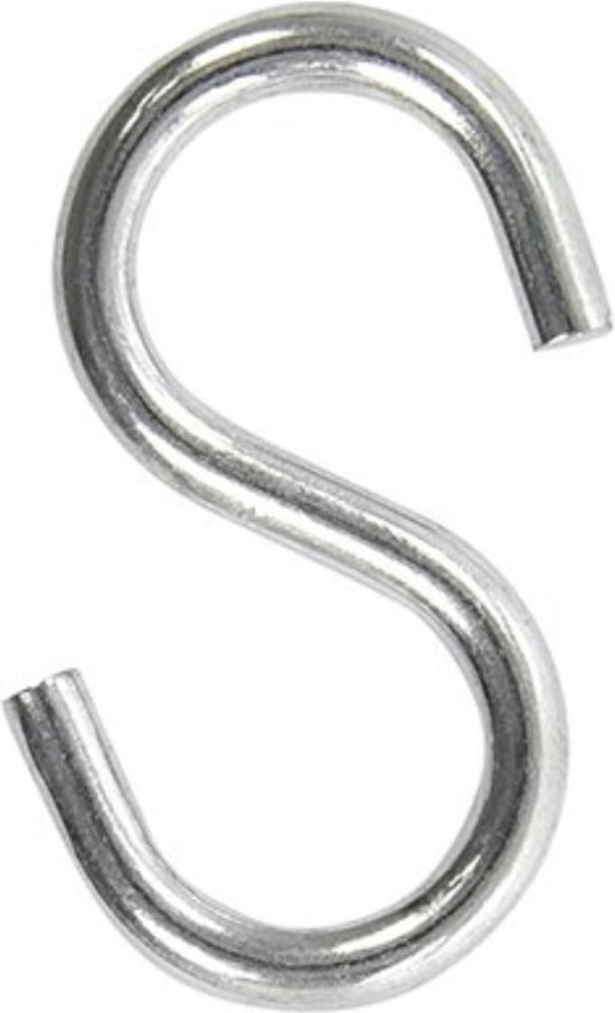 ProPlus S-Haak - Ø 4 mm - Chroom - 4.4 x 2.1 cm - per stuk