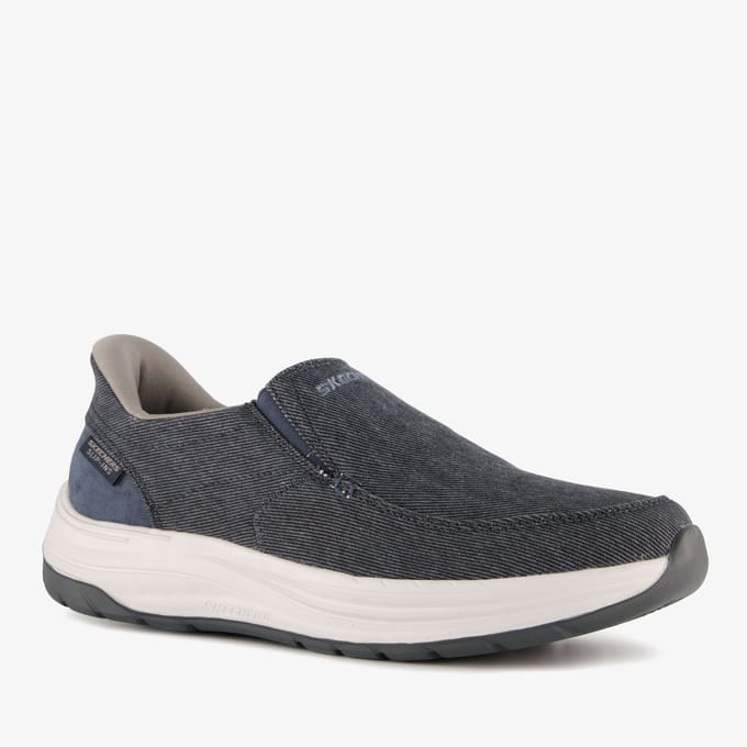 Skechers Slip-ins Decklan Gulliver instapper blauw - Maat 44 - Extra comfort - Memory Foam