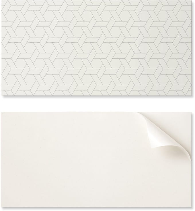 Zelfklevend PVC-eetkamerpaneel met afbeelding, 100x50 cm, geometrisch zeshoekig patroon