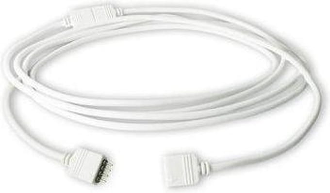 ABC-Led RGB verlengkabel - Wit - 1 meter