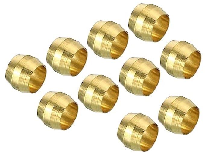Compressie Mouwen en Adereindhulzen 20 Pack - 6mm Buis Koppelingen Assortiment