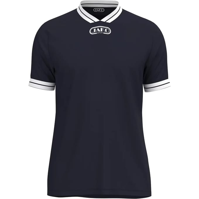 Jako Retro Shirt Korte Mouw Kinderen - Marine | Maat: 128