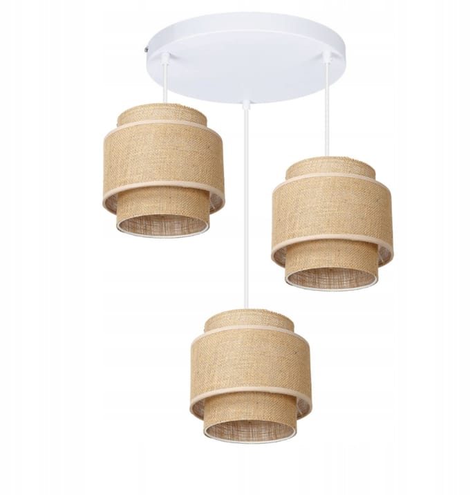 Jutten Hanglamp Boho Schotel Trio - 3 lichtpunten E27